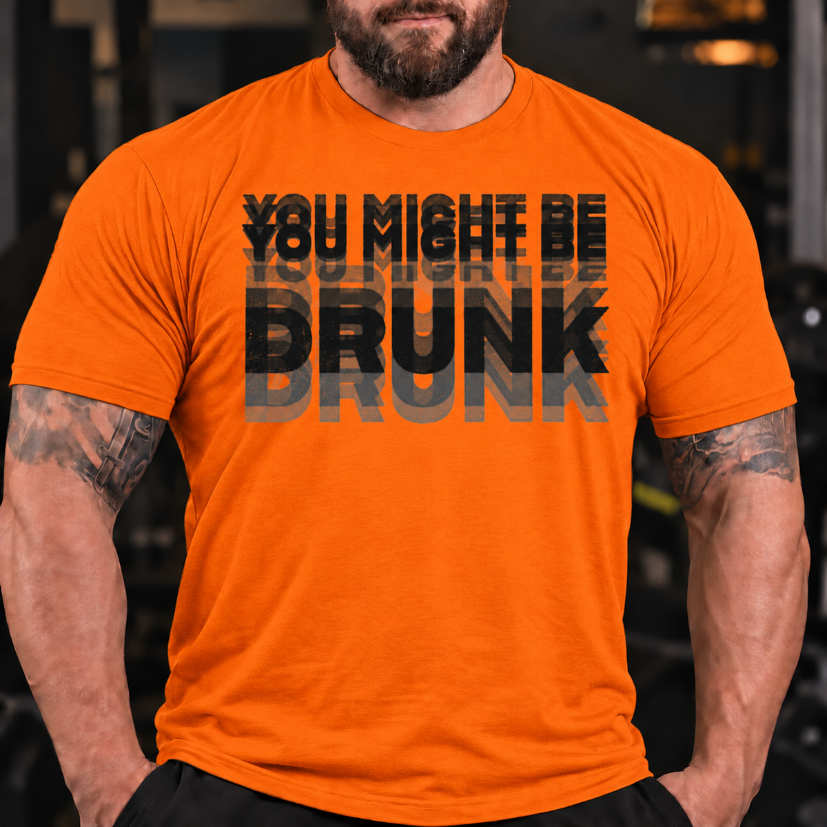 'You Might Be Drunk' Short Sleeve Lifestyle Mens Funny Graphic T-Shirt