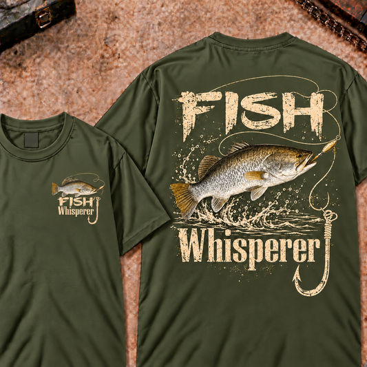Fish Whisperer Funny Fishing T-shirt
