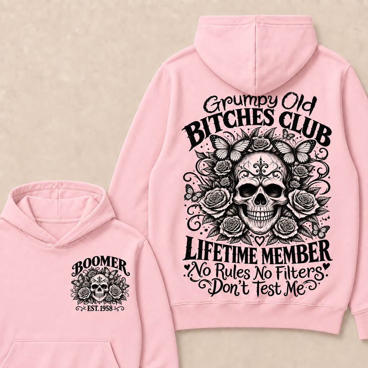 Grumpy Country Custom Your Year Grumpy Old Bitches Club Lifetime Member Don't Try Me ...