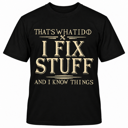 That's What I Do I Fish And I Know Things T-shirt