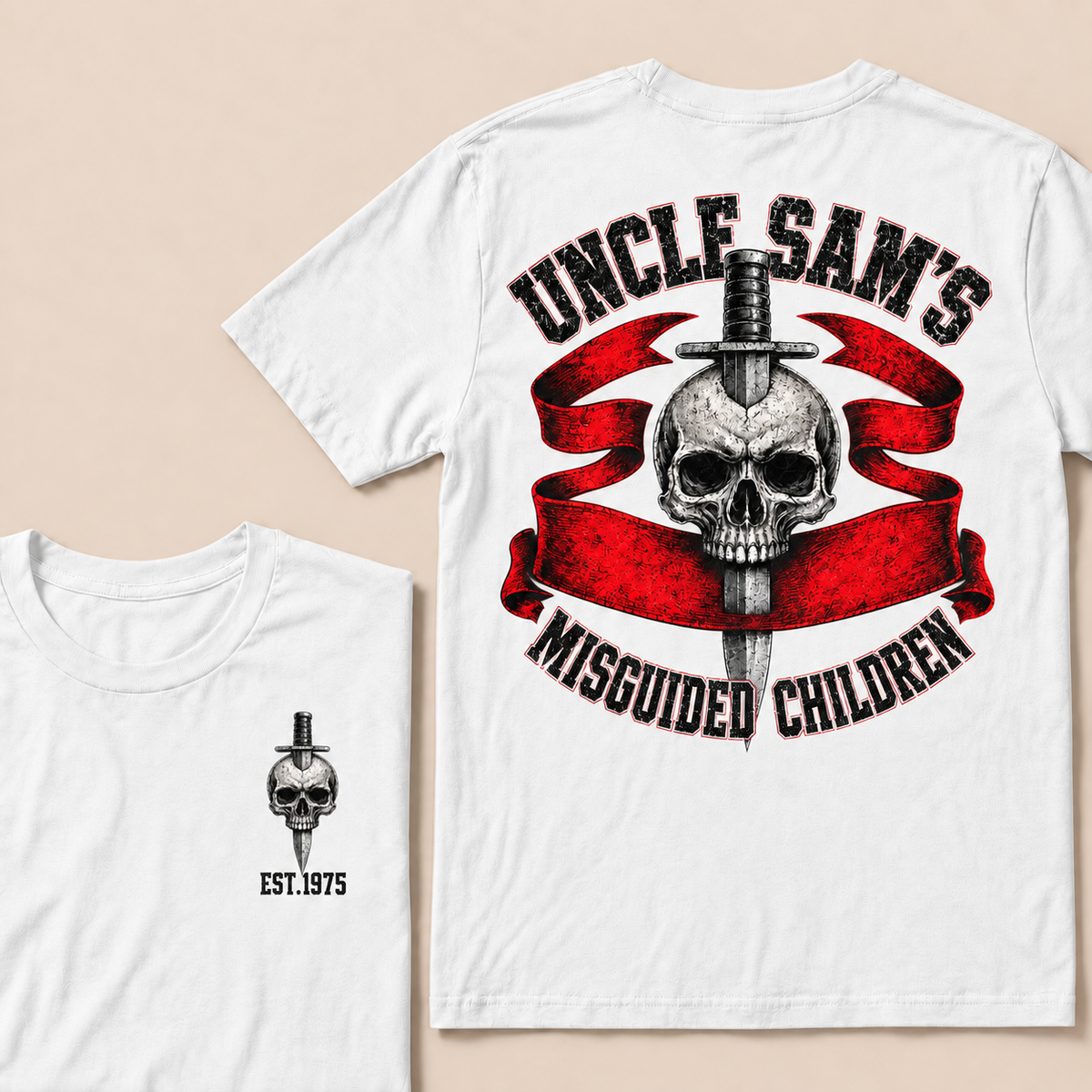 Uncle Sam's Misguided Children Custom Year T-shirt
