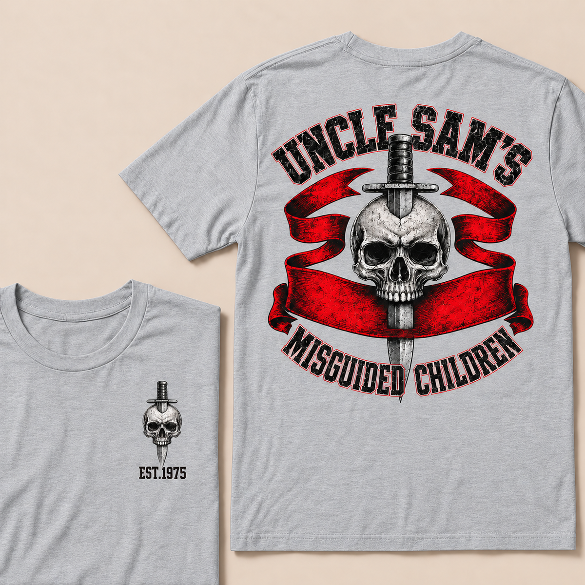 Uncle Sam's Misguided Children Custom Year T-shirt