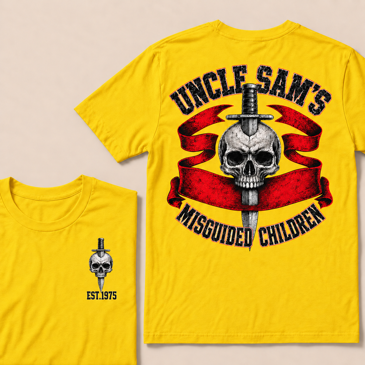Uncle Sam's Misguided Children Custom Year T-shirt