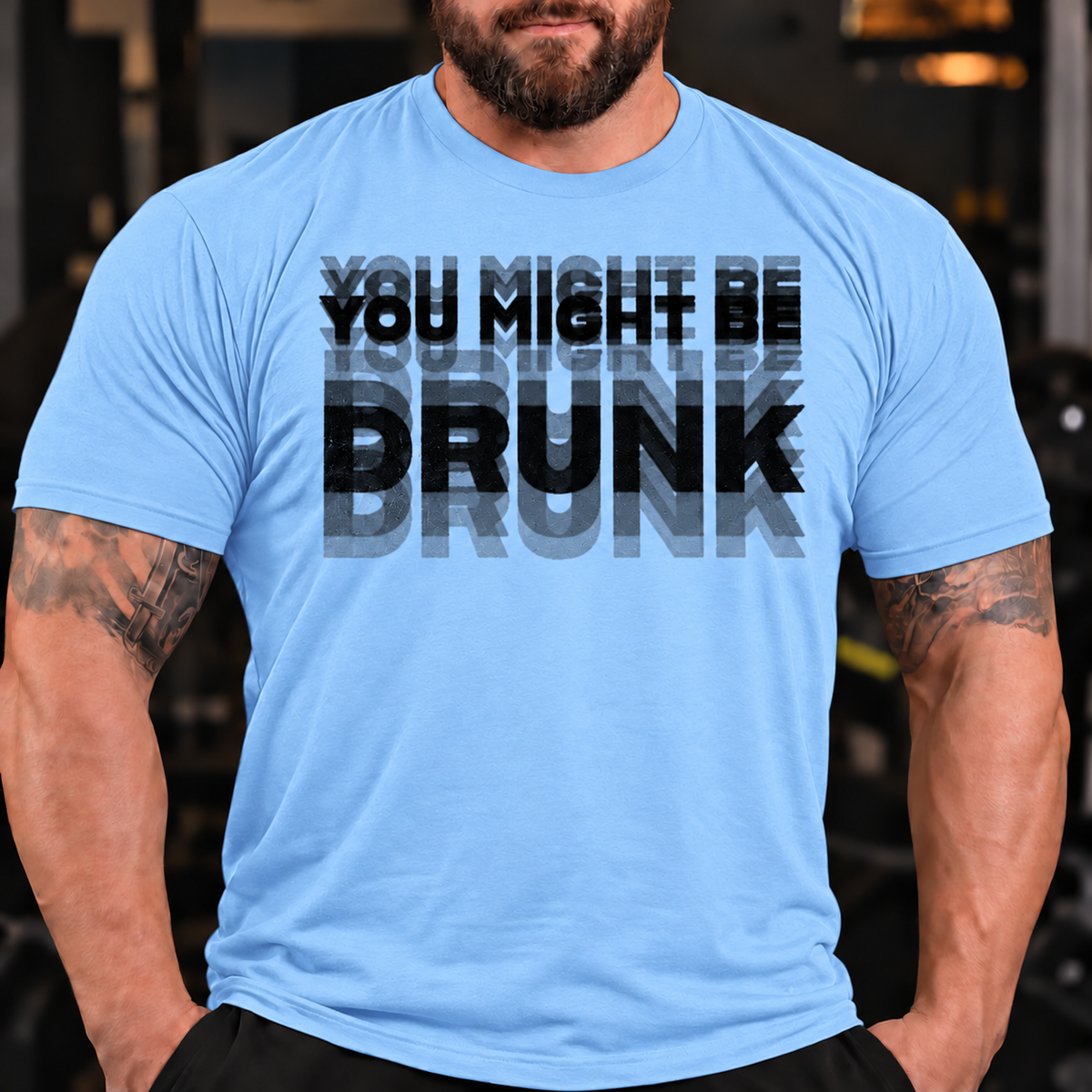 'You Might Be Drunk' Short Sleeve Lifestyle Mens Funny Graphic T-Shirt