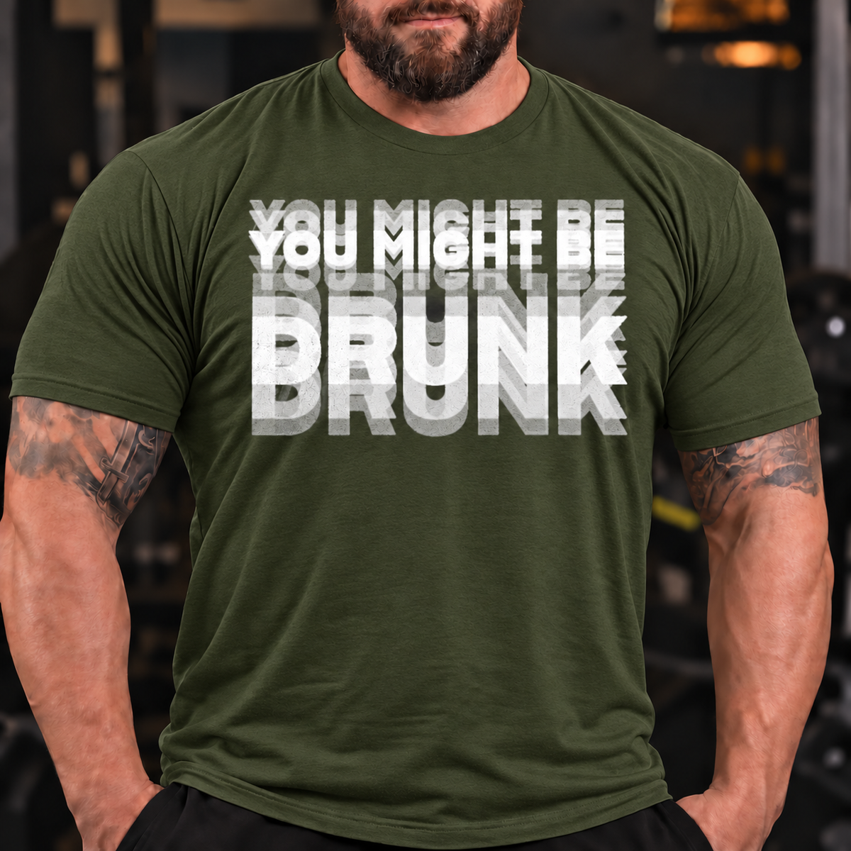 'You Might Be Drunk' Short Sleeve Lifestyle Mens Funny Graphic T-Shirt
