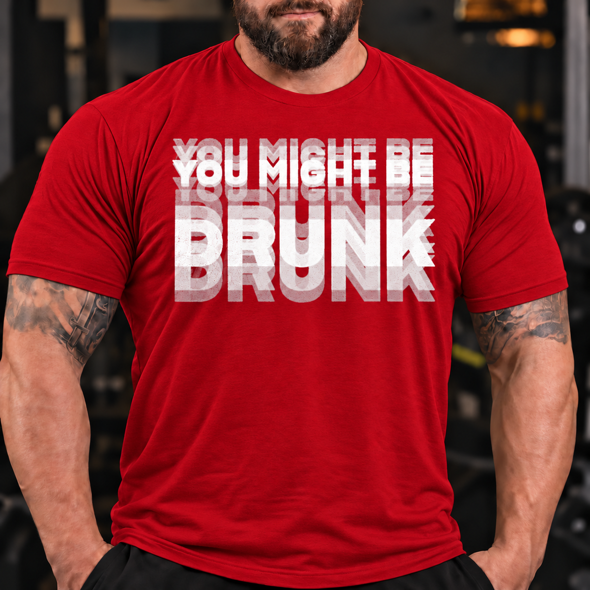 'You Might Be Drunk' Short Sleeve Lifestyle Mens Funny Graphic T-Shirt