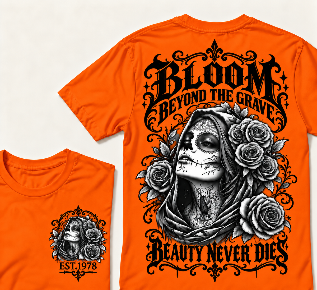 Bloom Beyond The Grave Beauty Never  Dies T-Shirt